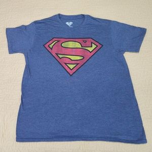 Superman T Shirt Size L